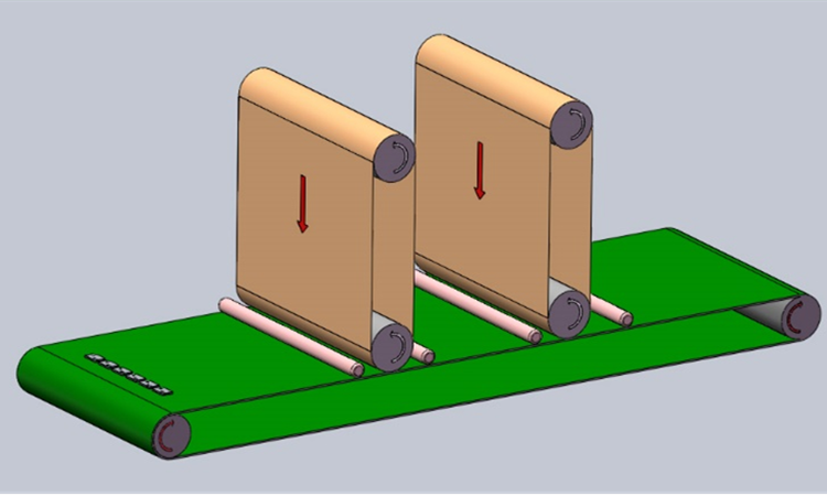 Double belt sanding